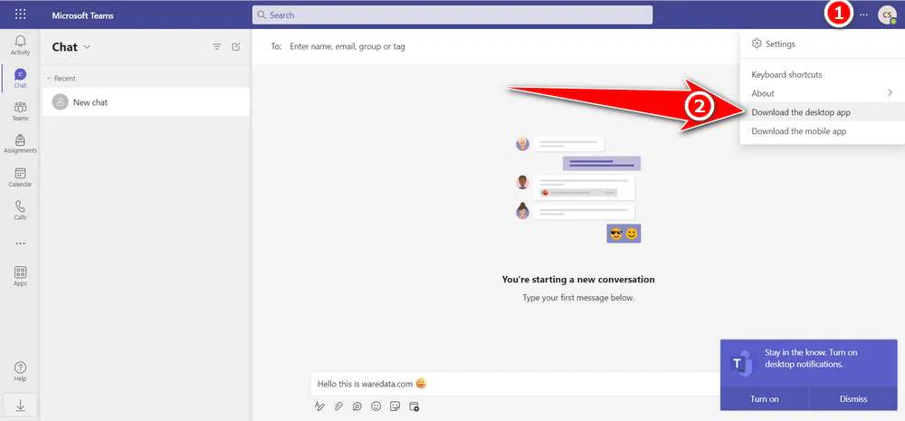 Microsoft Teams for Mac 2 Microsoft Teams for Mac - 1