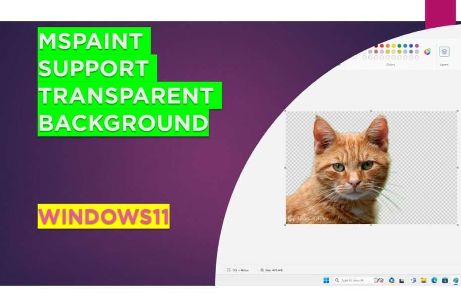 MSPAINT WINDOWS 11 SUPPORT TRANSPARENT BACKGROUND
