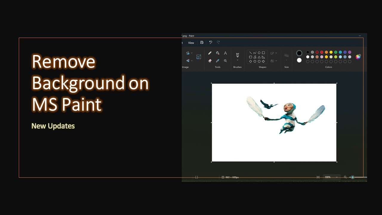 Remove Background on MS Paint