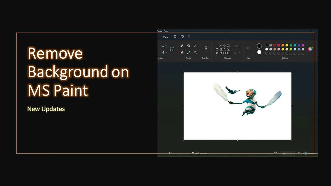 New MS Paint feature can remove background 5 Remove Background on MS Paint