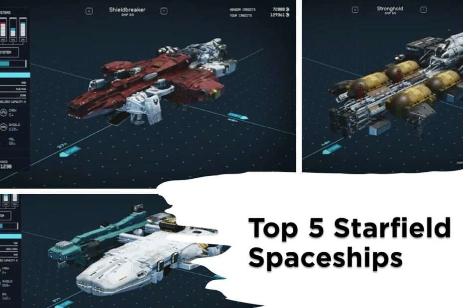 Top 5 Starfield Spaceships