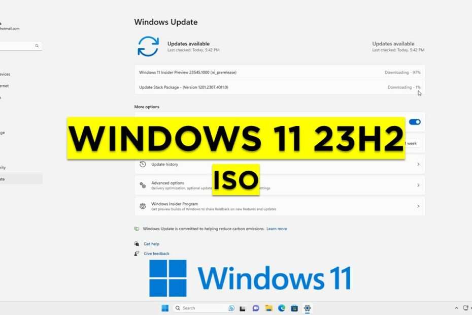 Windows 11 version 23H2 is now available in Release Preview with ISOs