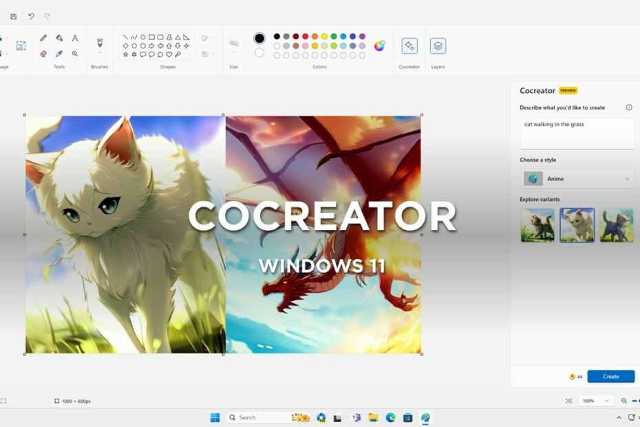 COCREATOR PAINT WINDOWS 11