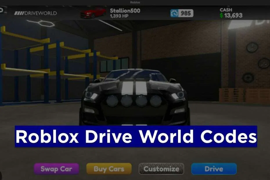 Unlock Exciting Adventures with Roblox Drive World Codes | October 2023 Updates 9 Roblox Drive World Codes