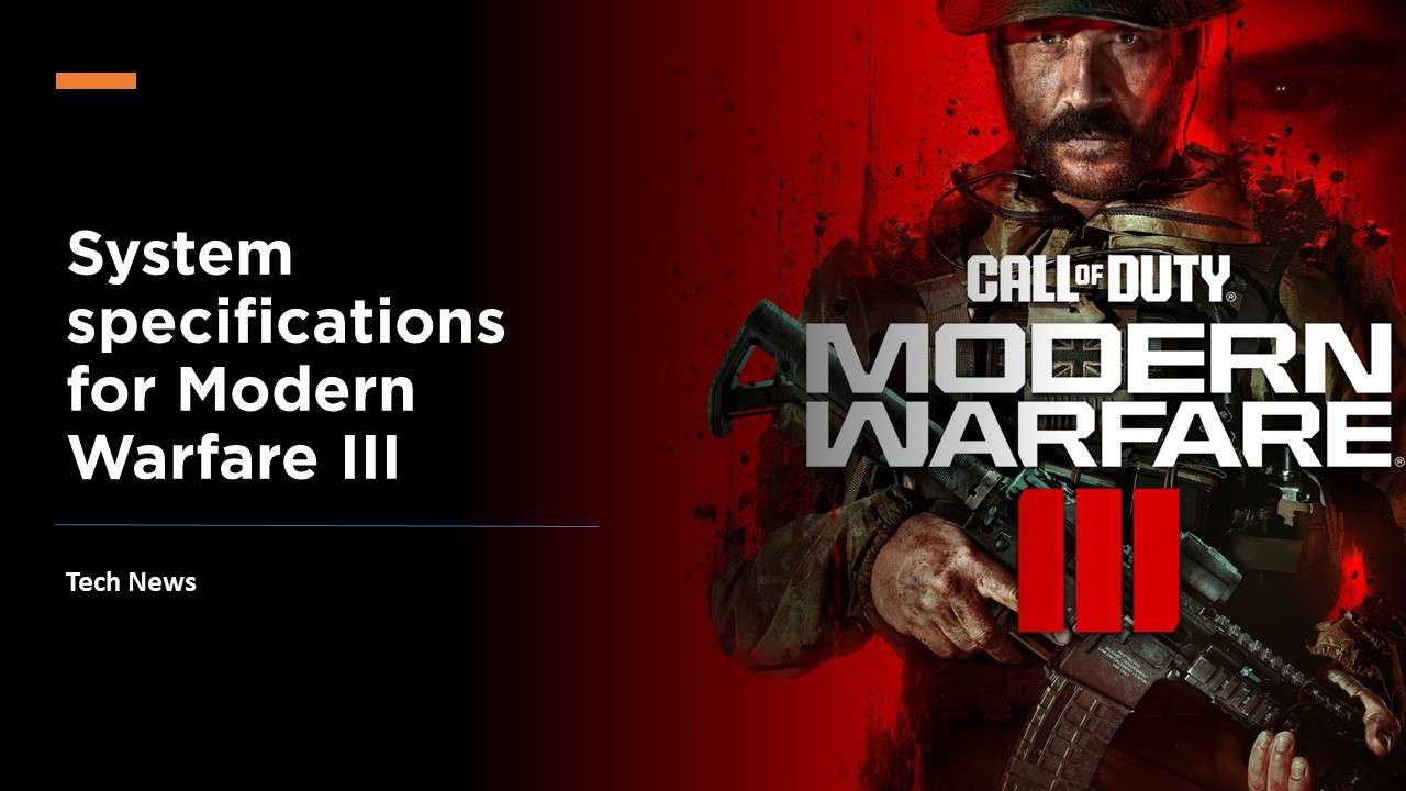 Call of Duty: Modern Warfare III (2023) system requirements