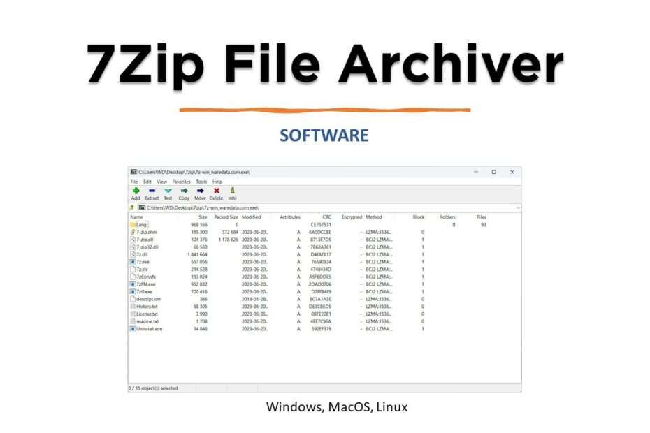 7Zip File Archiver