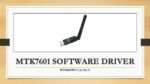 MTK7601 SOFTWARE DRIVER