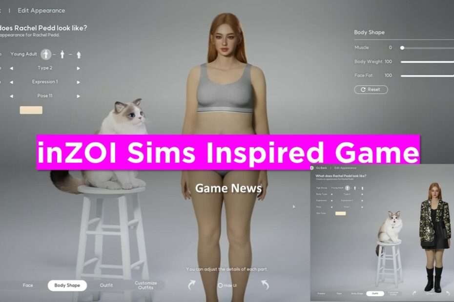 inZOI Sims Inspired Game
