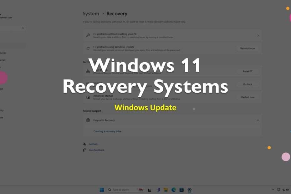 Windows 11 Recovery Systems