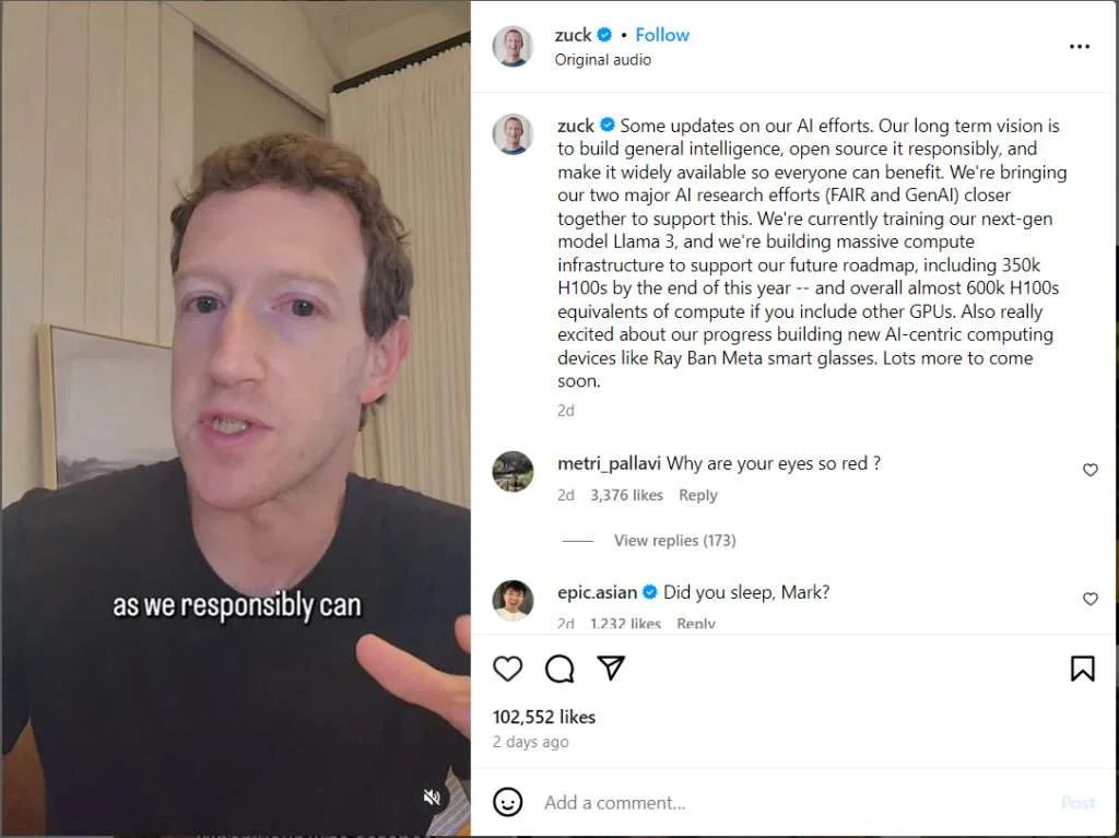 Meta's Zuckerberg Plans Mega Deal: 350K Nvidia H100 GPUs by 2024 2 Mark Zuckerberg has recently disclosed the company's substantial investment plans in Nvidia hardware