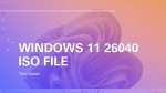 Windows 11 26040 ISO File