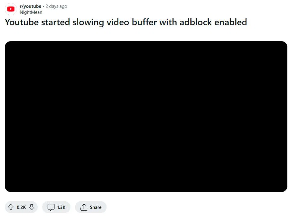 YouTube Expands Anti-Ad Block Measures, Implements Site Slowdown 2 YouTube Slowdown