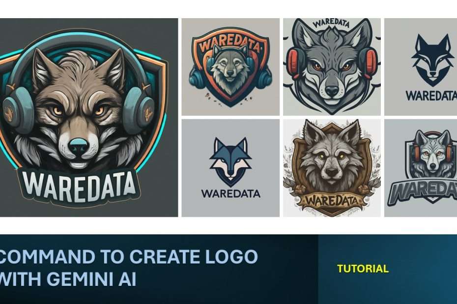 COMMAND TO CREATE LOGO WITH GEMINI AI