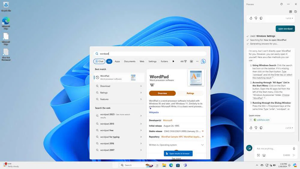 WordPad has been removed in Windows 11 2 Can't Find WordPad in Newest Windows 11 Canary Channel