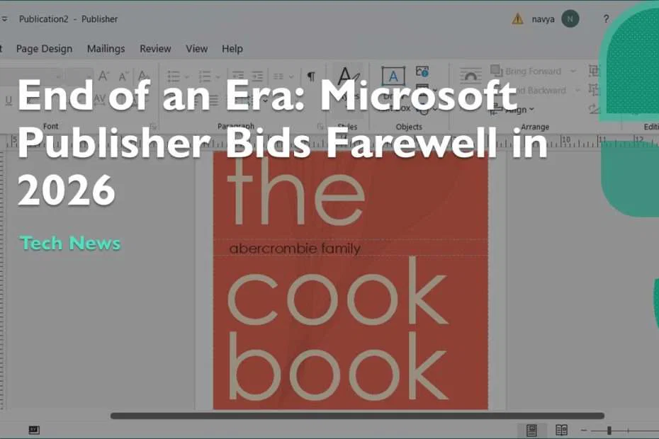 End of an Era: Microsoft Publisher Bids Farewell in 2026 - What Comes Next? 8 End of an Era Microsoft Publisher Bids Farewell in 2026