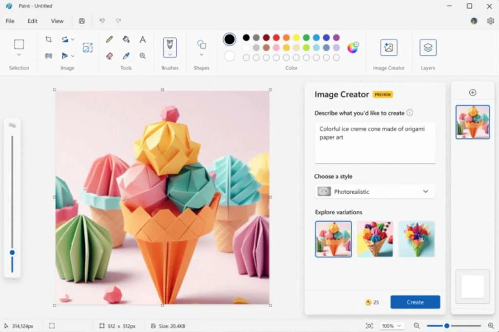Snipping Tool Support for Emoji and QR Code Scanning 5 Cocreator Becomes Image Creator