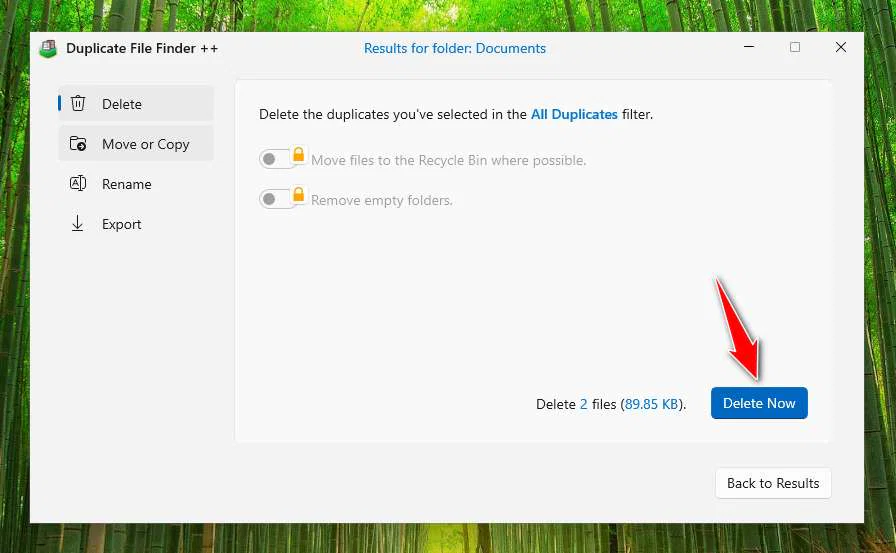 How to find & delete duplicate files in windows 11 4 Delete Duplicate Files With Duplicate File Finder ++ in Windows 11