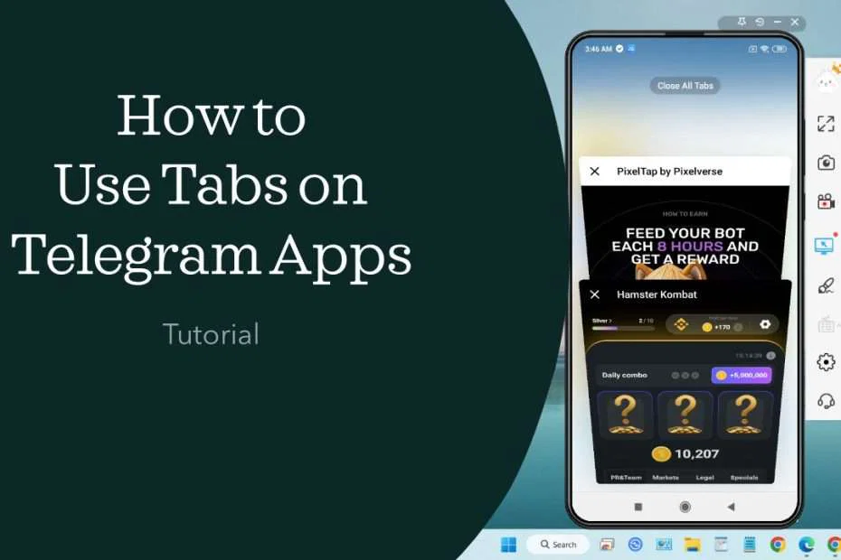 How to Use Tabs on Telegram