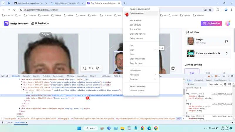 How to Convert Low Quality Photo to HD 4 Step Convert Photo into HD Quality - 3