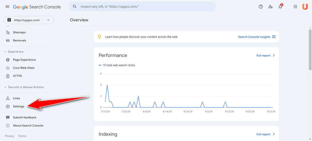 How to Add People to Your Google Search Console Account 2 How to Add People to Your Google Search Console Account - Step 1