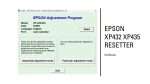 Epson XP432 XP435 Resetter