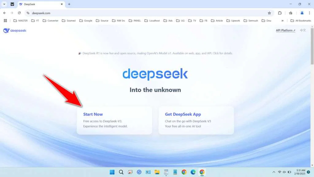How to Sign Up for DeepSeek AI 2 How to Sign Up for DeepSeek AI - Step 1