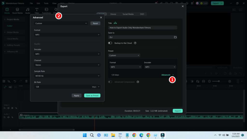 Audio Settings