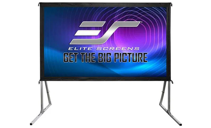 Projector screen for church 2 Elite Screens Yard Master 2