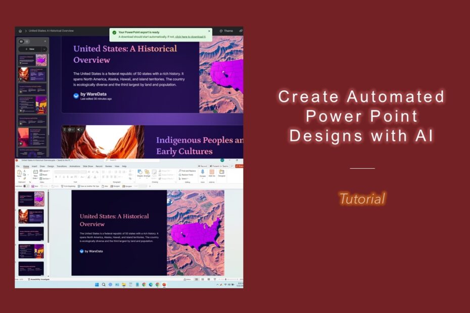 How to Create Automated Power Point Designs with AI