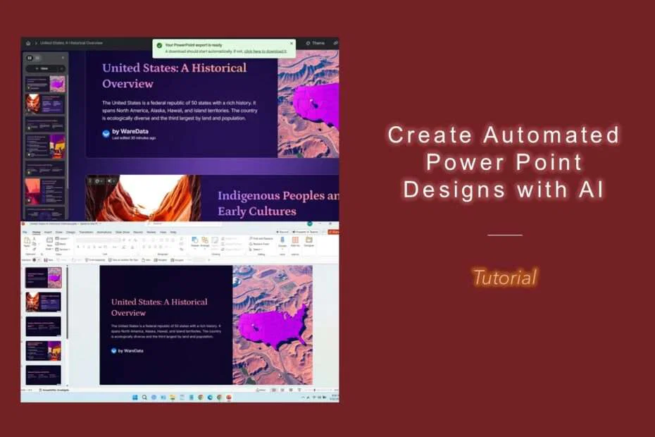 How to Design Power Point with AI 7 How to Create Automated Power Point Designs with AI