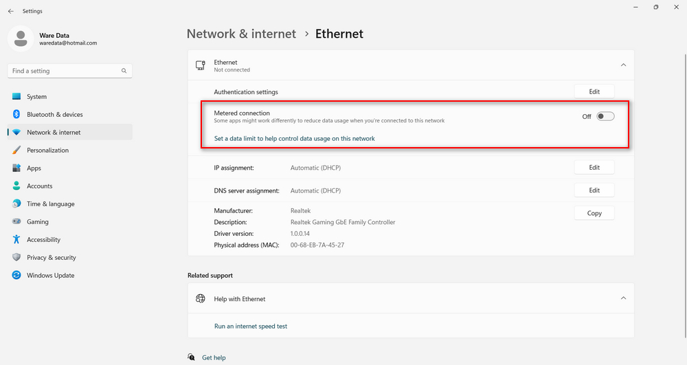 How to Disable Metered Connection in Windows 11 - Cable