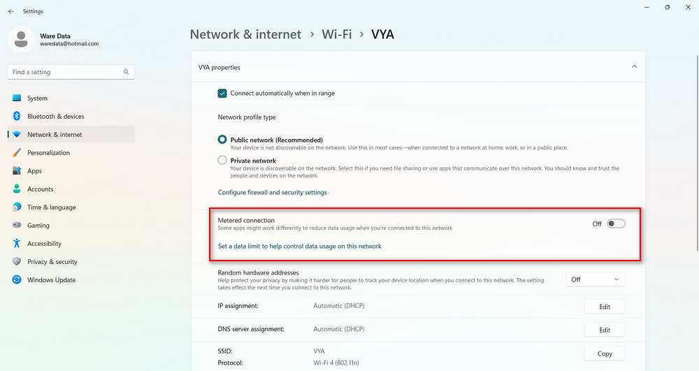 How to Disable Metered Connection in Windows 11 - WiFi