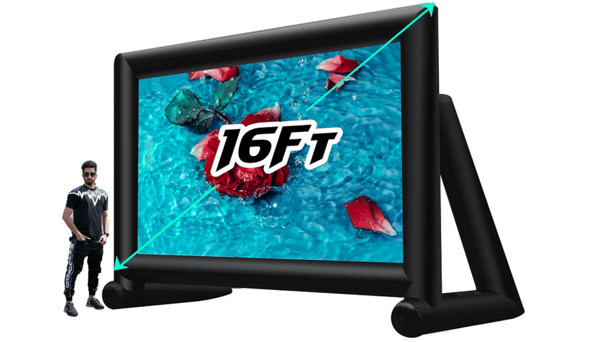 OZIS Inflatable Movie Screen with Blower (16 Feet)