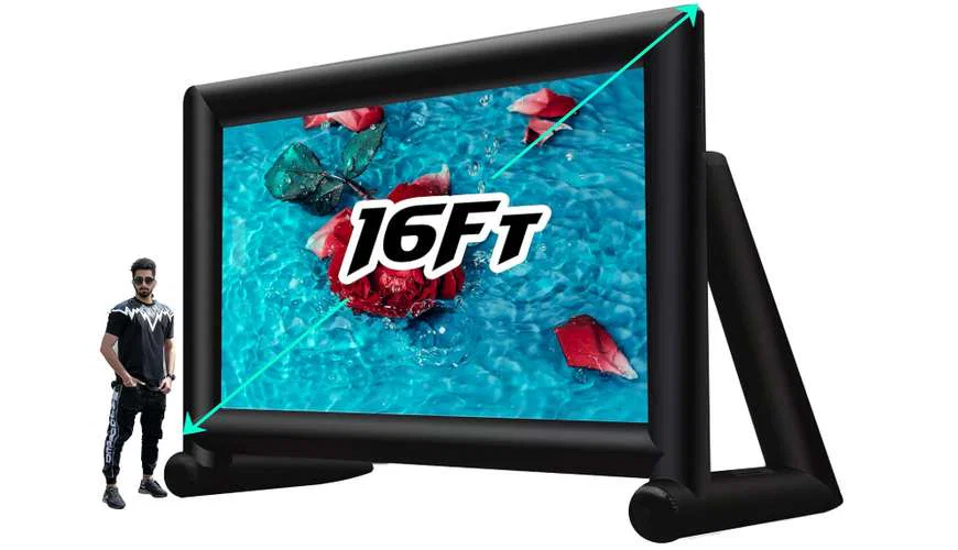 The 10 Best Inflatable Projector Screens in 2025 9 OZIS Inflatable Movie Screen with Blower (16 Feet)