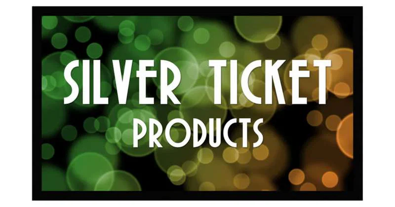 Projector screen for church 3 Silver Ticket STR Series Fixed Frame Screen