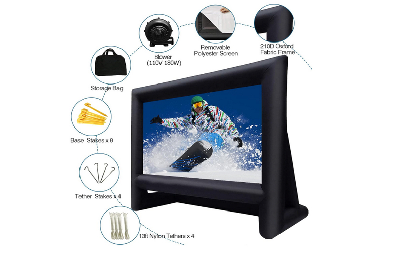 XHYCPY 16 Foot Inflatable Projection Screen