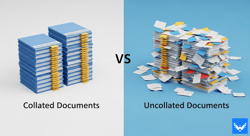 Collated vs. Uncollated in Printing