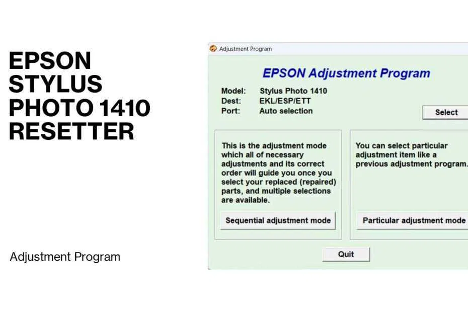 Epson Stylus Photo 1410 Resetter 5 Epson Stylus Photo 1410 Resetter