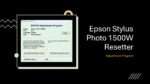 Epson Stylus Photo 1500W Resetter