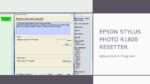 Epson Stylus Photo R1800 Resetter