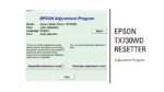 Epson TX730WD Resetter