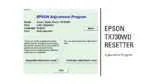 Epson TX730WD Resetter