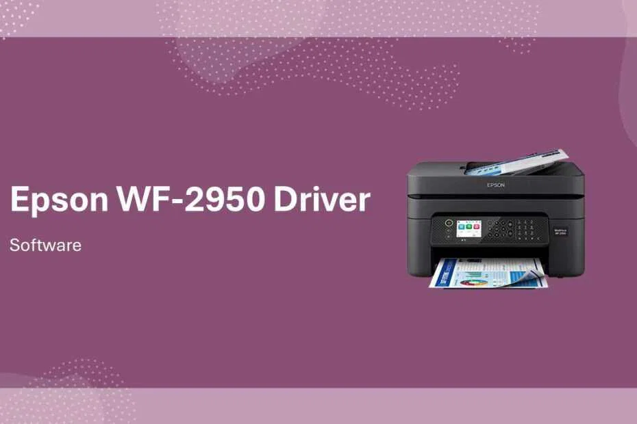 Epson WF-2950 Printer Driver 1 Epson WF-2950 Software Driver