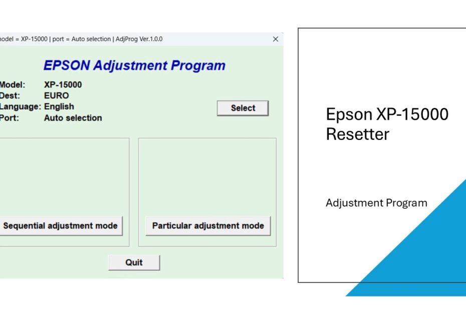 Epson XP-15000 Resetter