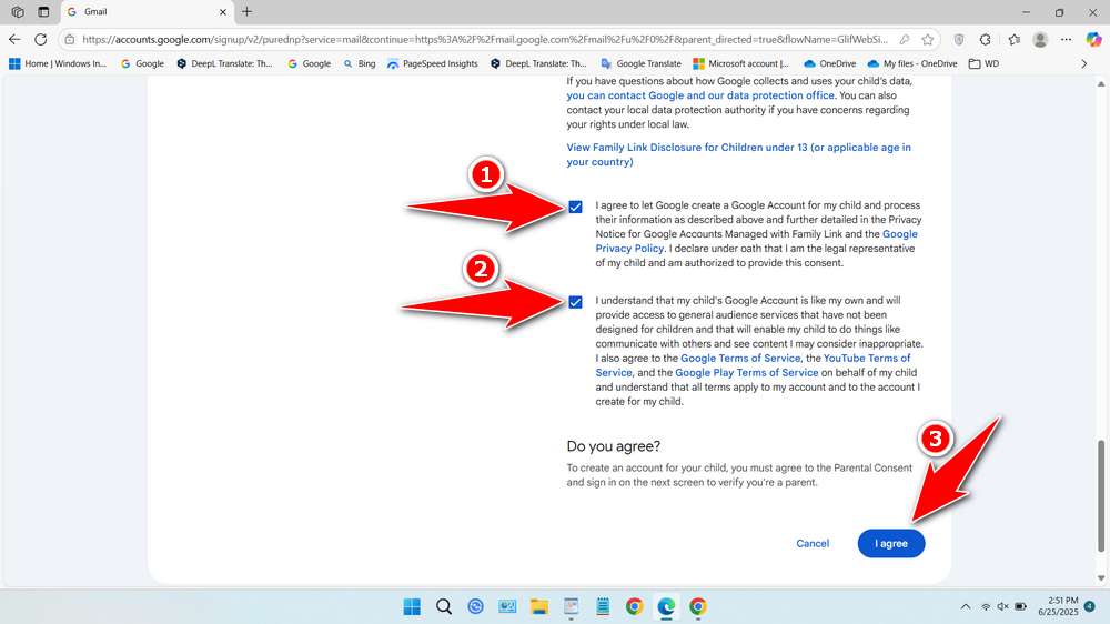 How to Create Google Account for Child - Step 10