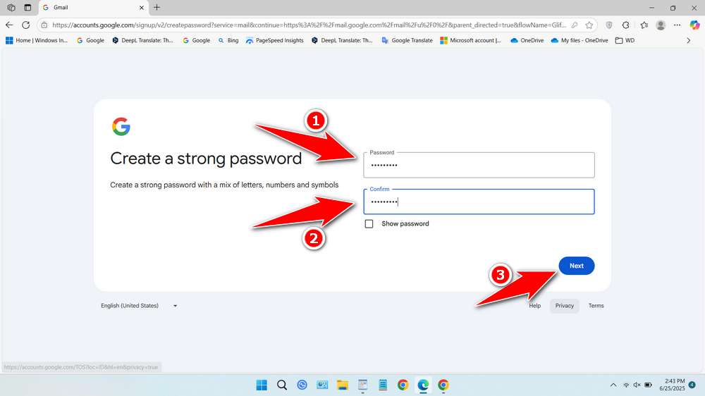How to Create Google Account for Child - Step 6