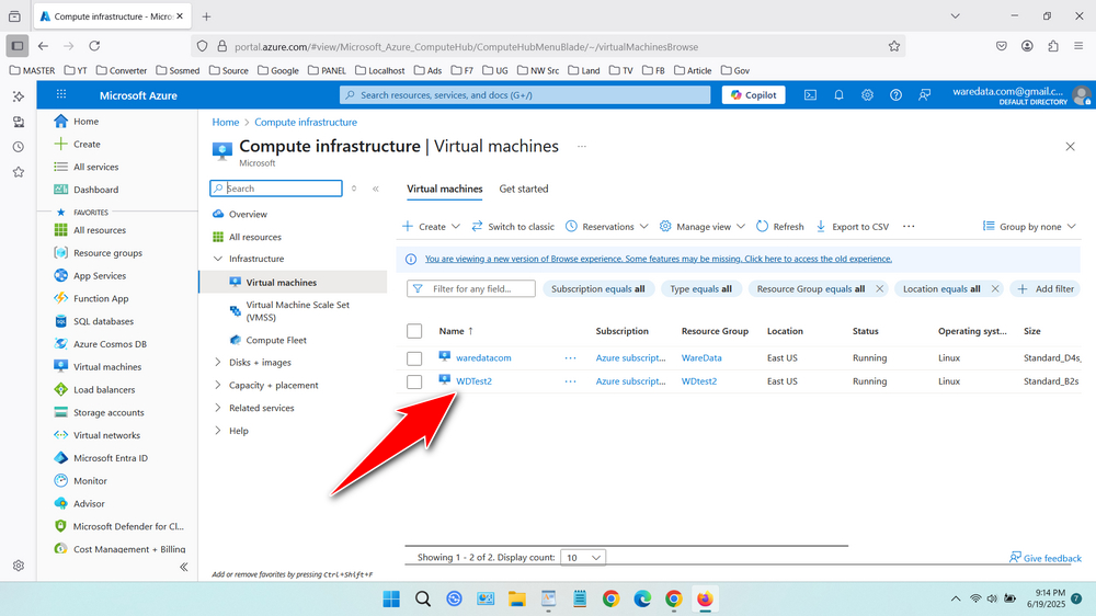 How to Open Ports on an Azure VM Using Azure Portal - Step 2