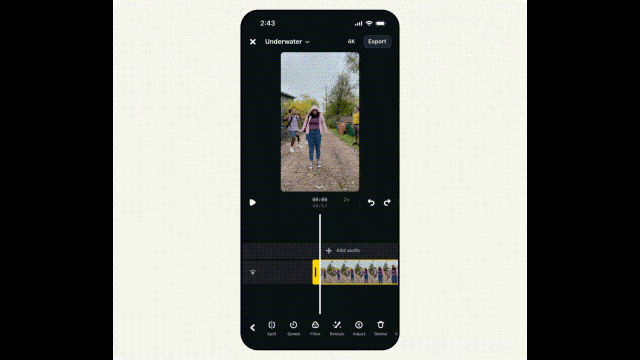 Meta.AI Video Editor on SmartPhone
