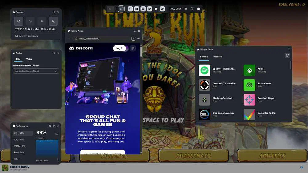 Game Assist - Pampering Gamers by Microsoft Edge 2 Playing games while opening discord