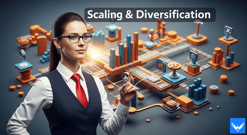 Scaling and Diversification